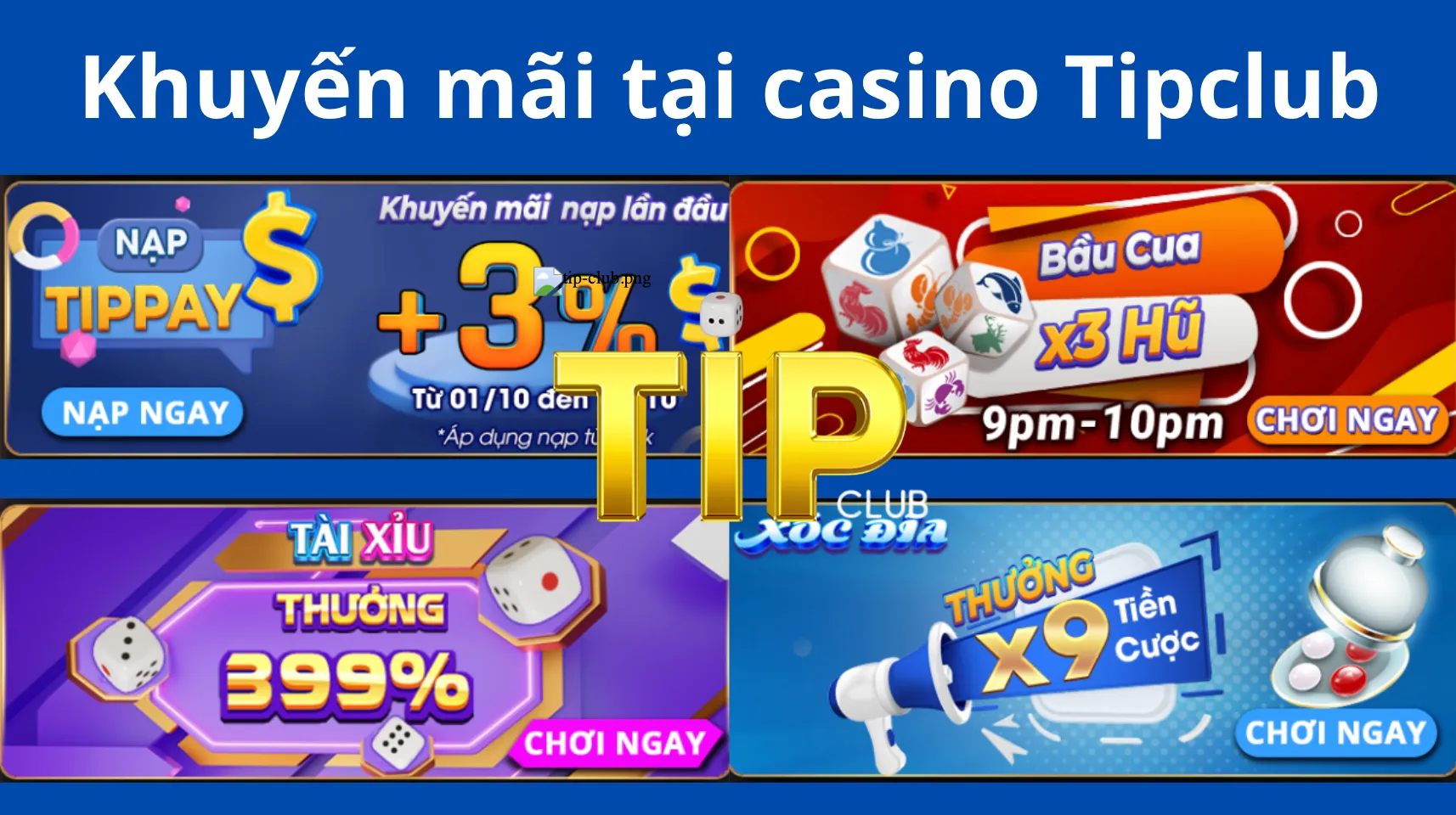 Ưu điểm nổi bật tại sảnh casino TipClub